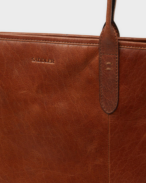 Saddler Tote Parisa midbrown
