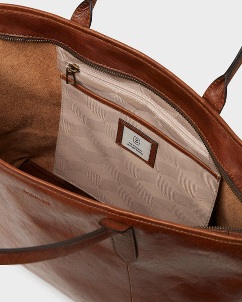 Saddler Tote Parisa midbrown