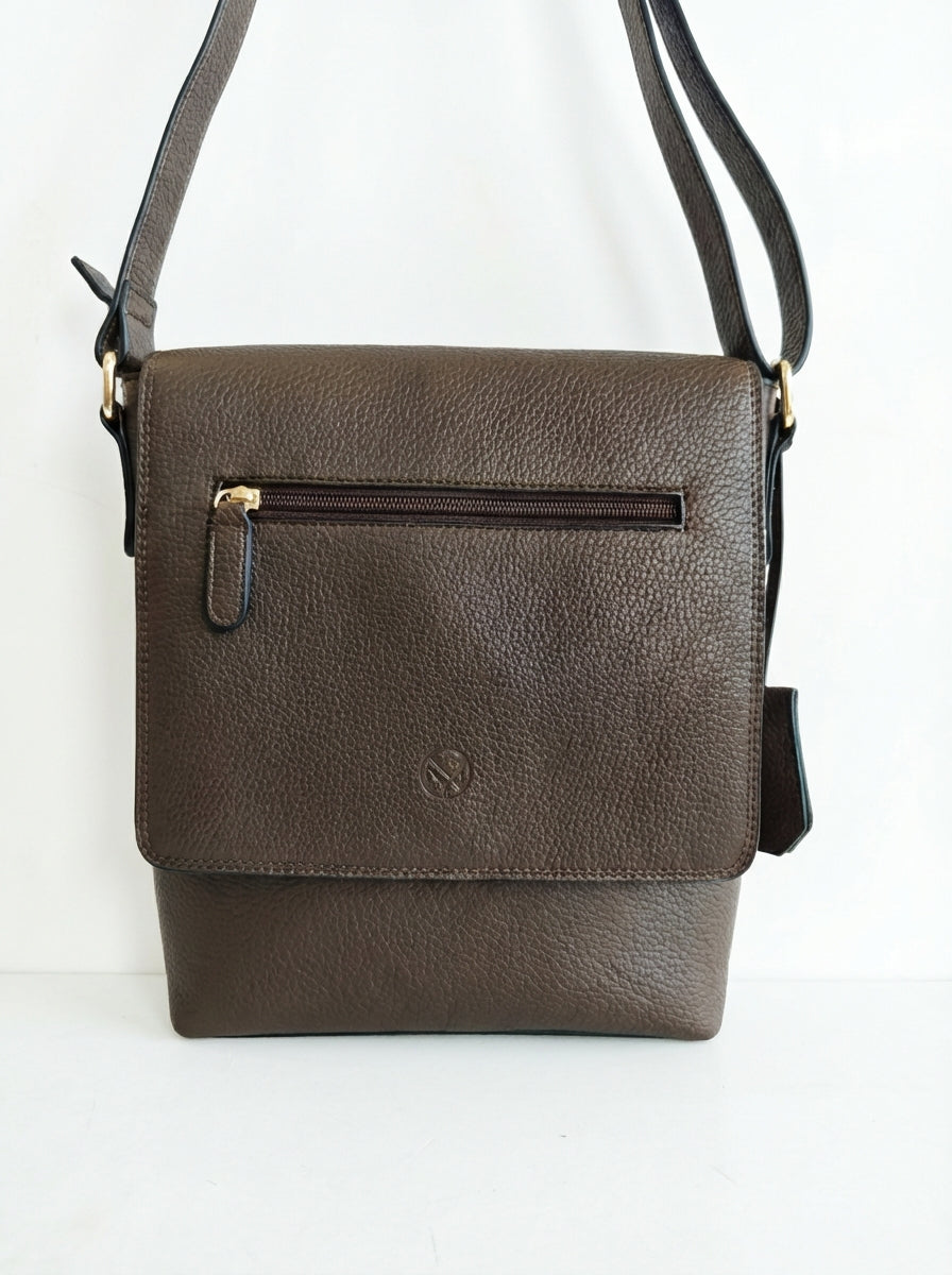 NYPD Crossbody brun