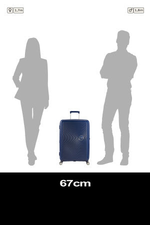 American Tourister SOUNDBOX SPINNER 67/24 TSA EXP MIDNIGHT NAVY