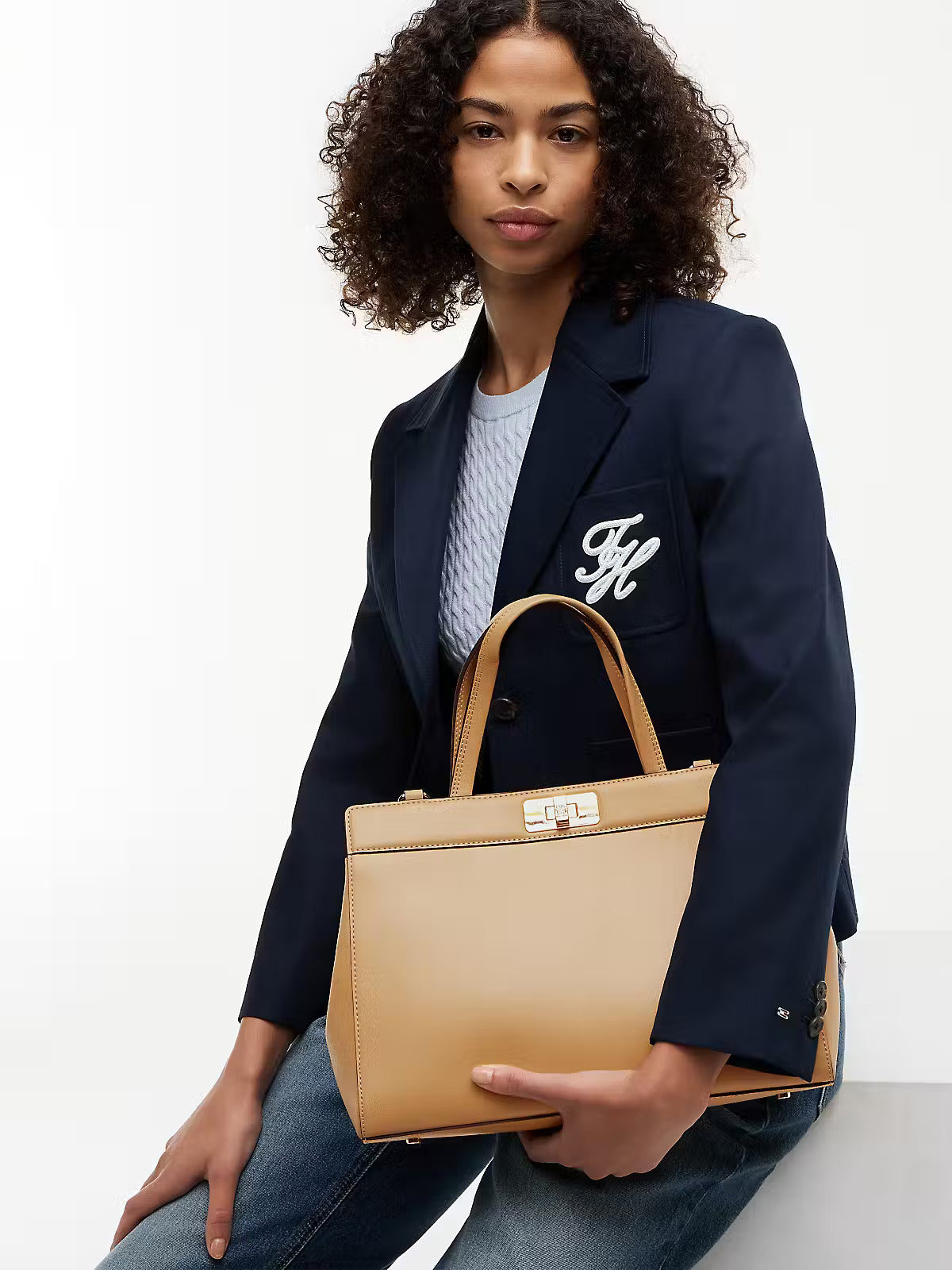 Tommy Hilfigher Handväska beige