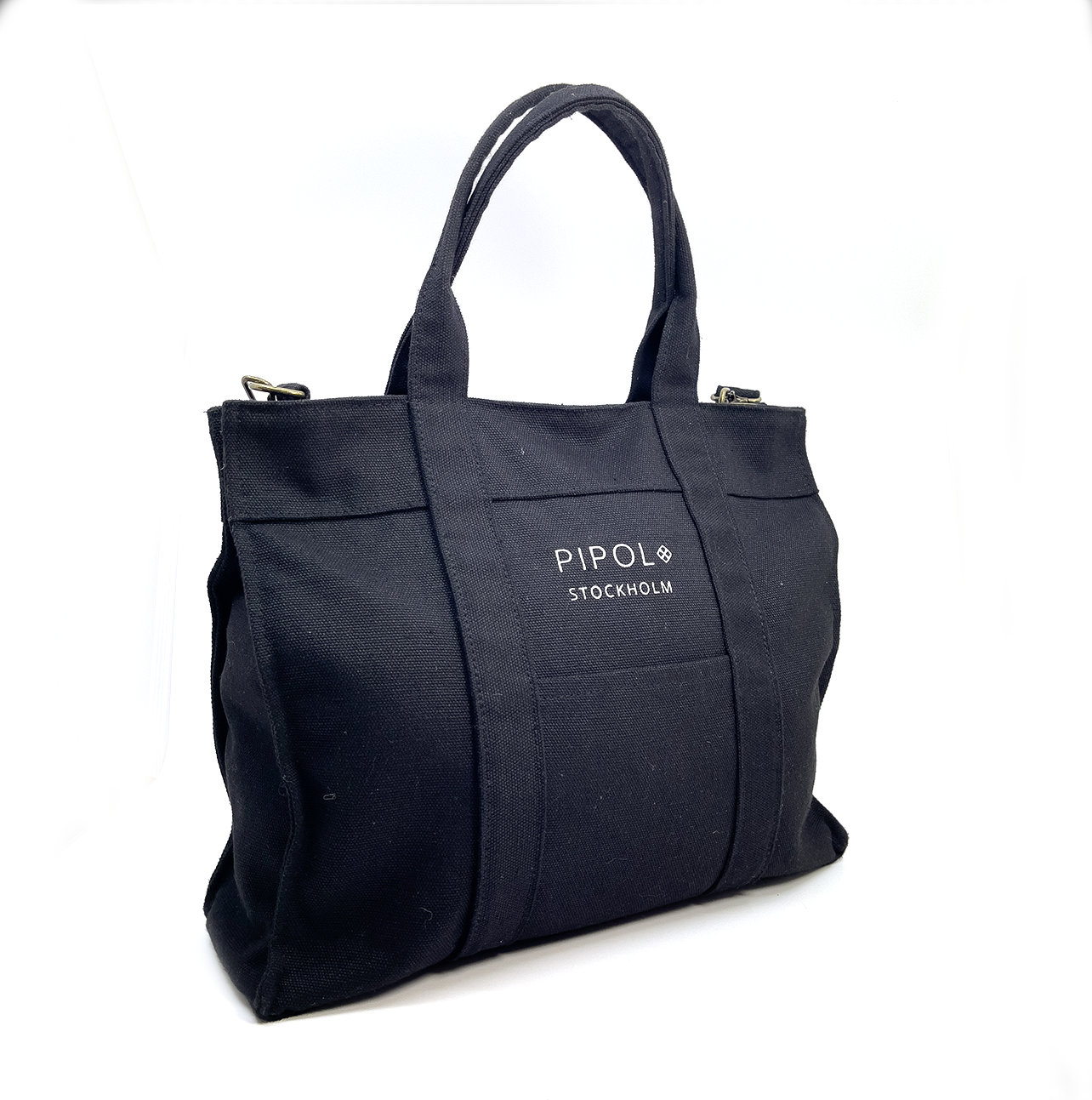 Pipol Tote bag canvas svart