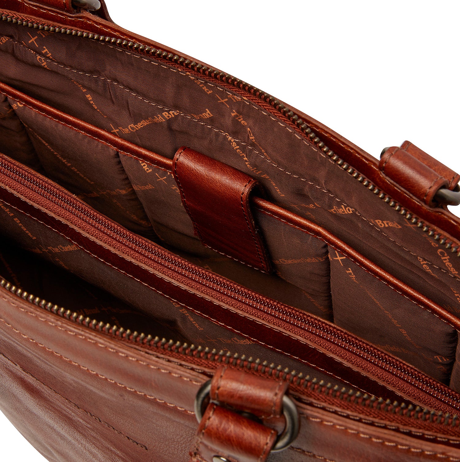 The Chesterfield brand Handbag Stockholm cognac