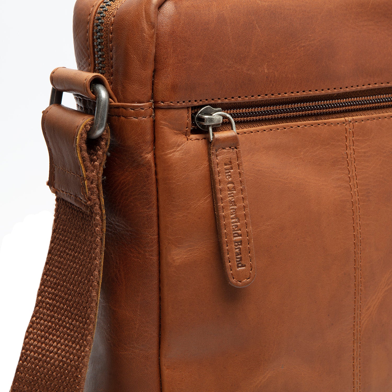 The Chesterfield Brand Axelväska Bath cognac