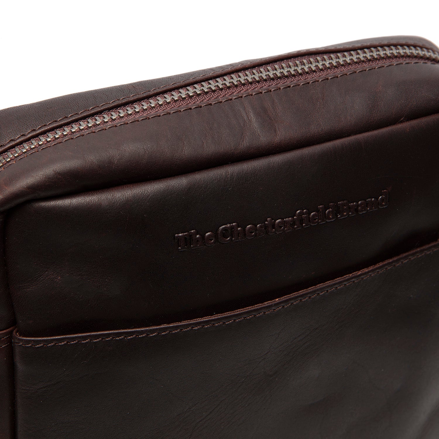 The Chesterfield Axelväska Saba mörkbrun