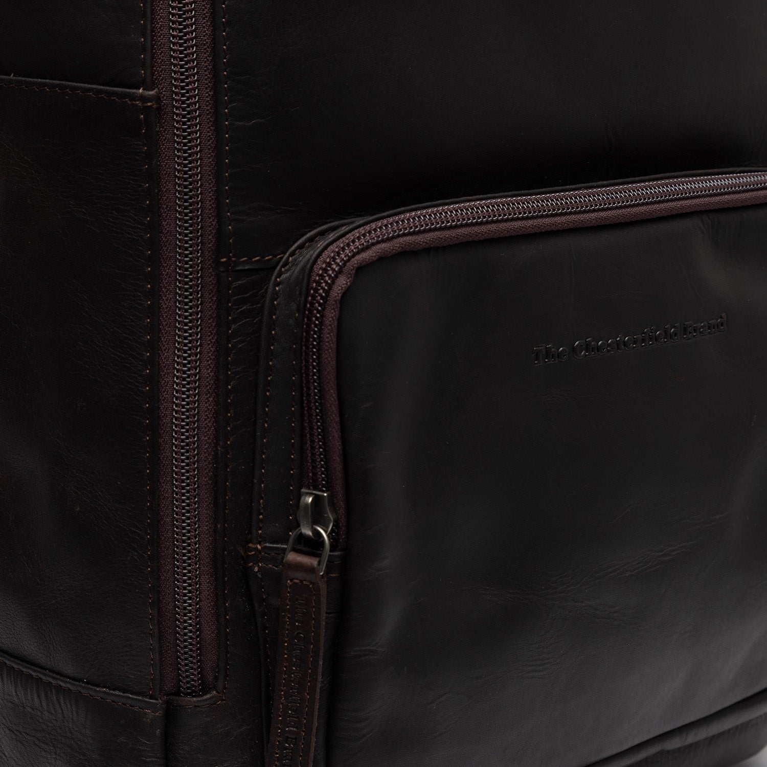The Chesterfield brand Ryggsäck Belford mörkbrun