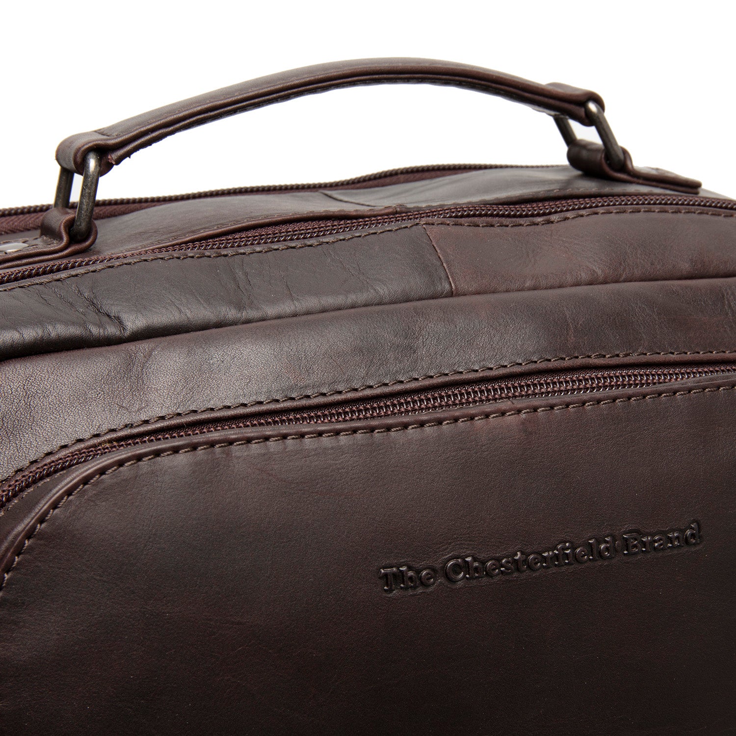 The Chesterfield Brand Datorryggsäck 17" Lennox mörkbrun