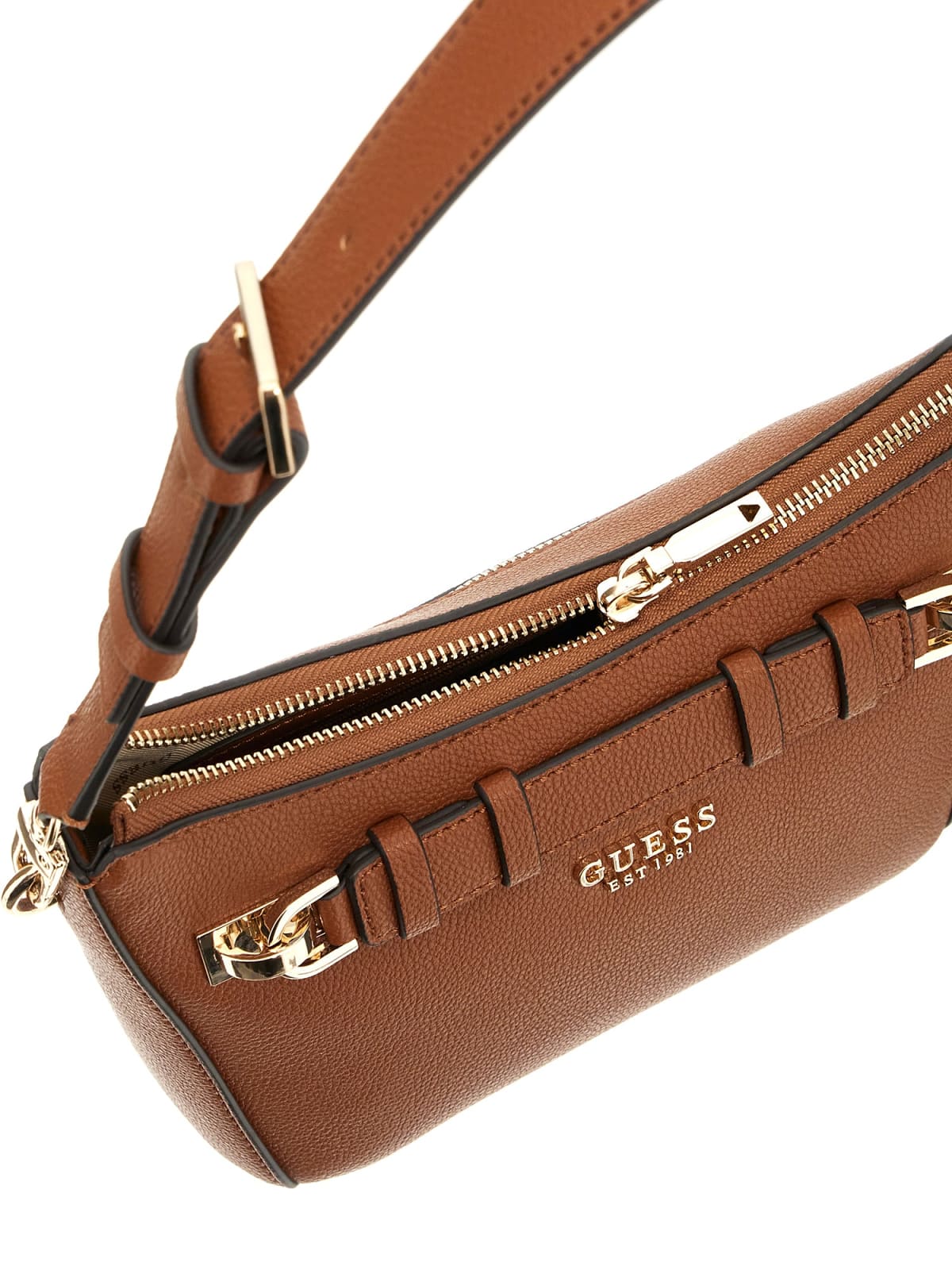 Guess Axelväska Gregoria cognac