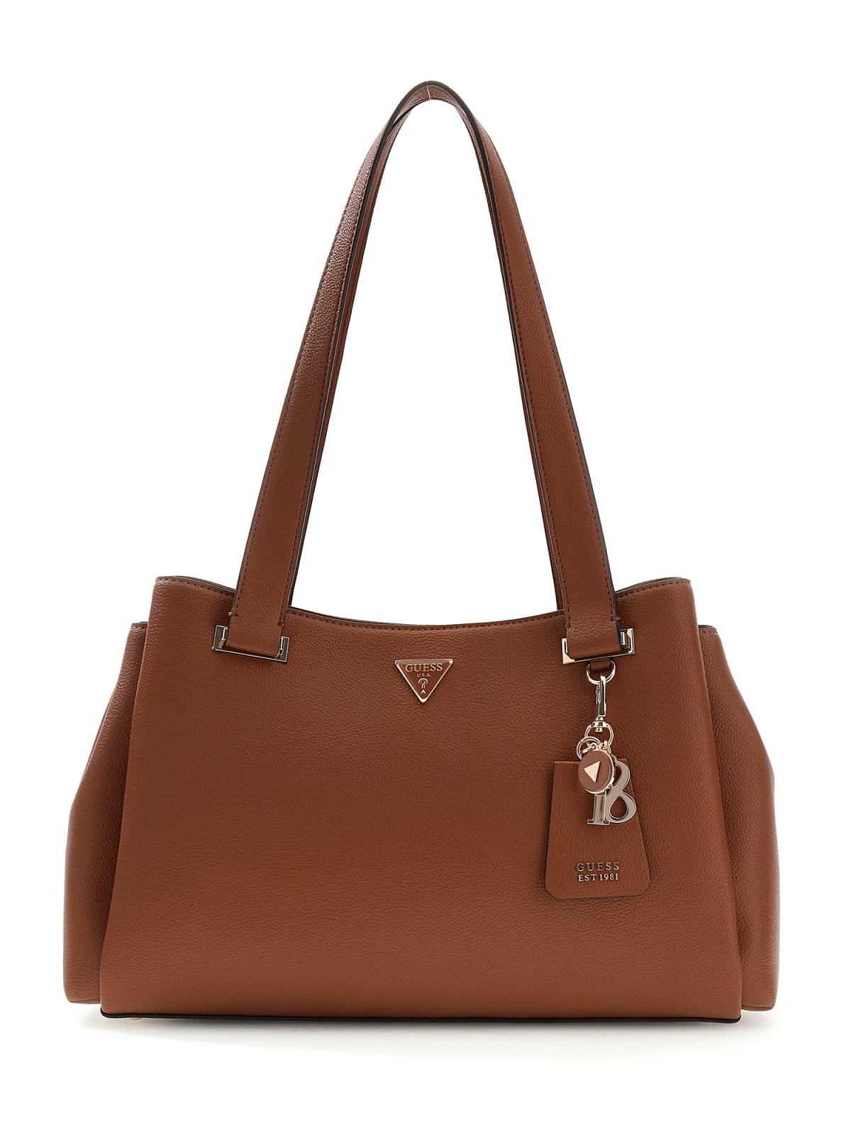 Guess Handväska Evie cognac