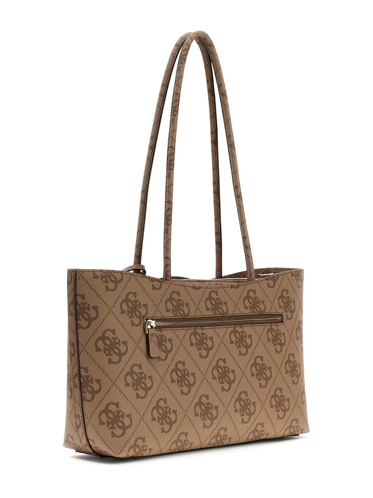 Guess Handbag Janie logo latte
