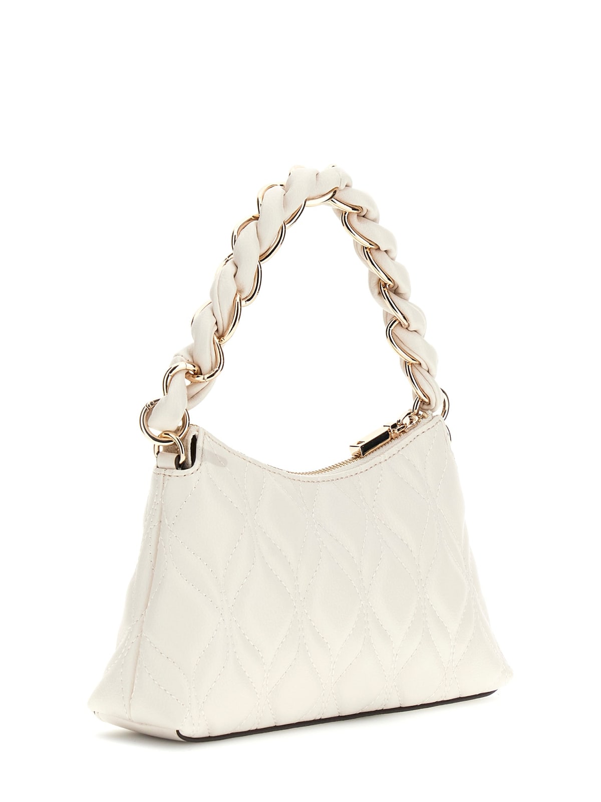 Guess Axelväska Maxine mini offwhite