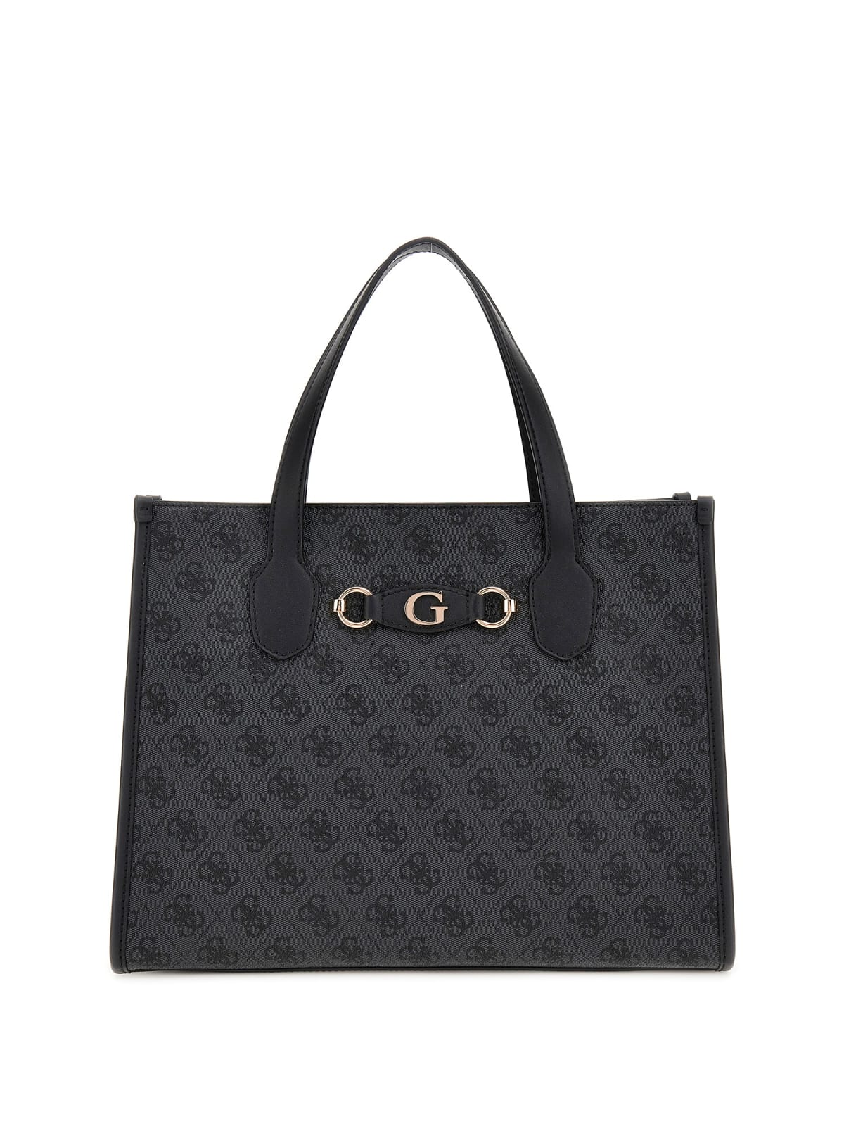 Guess Handväska Izzy logo coal