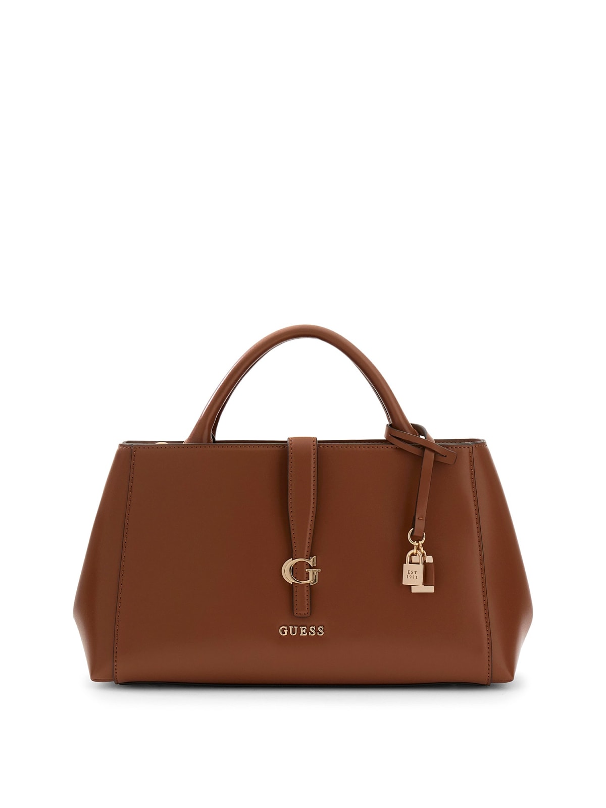 Guess Handväska Carrie cognac