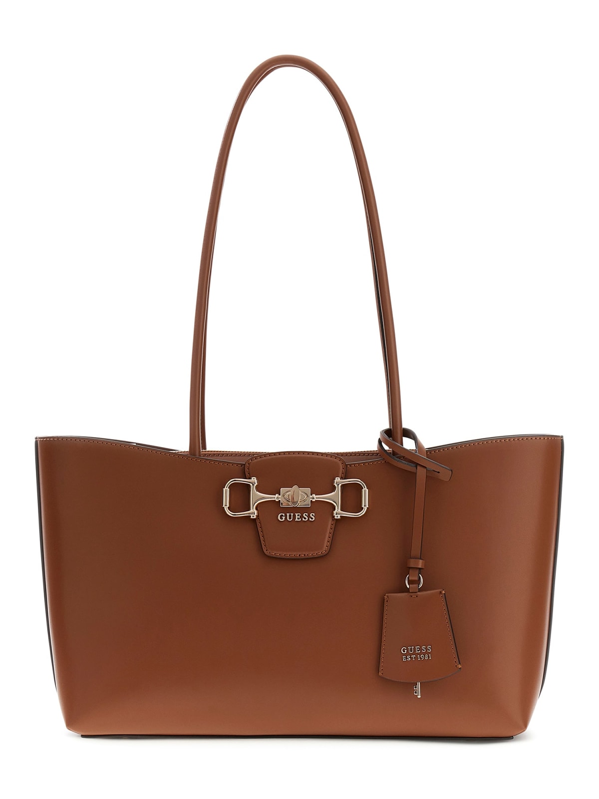 Guess Handbag Janie cognac