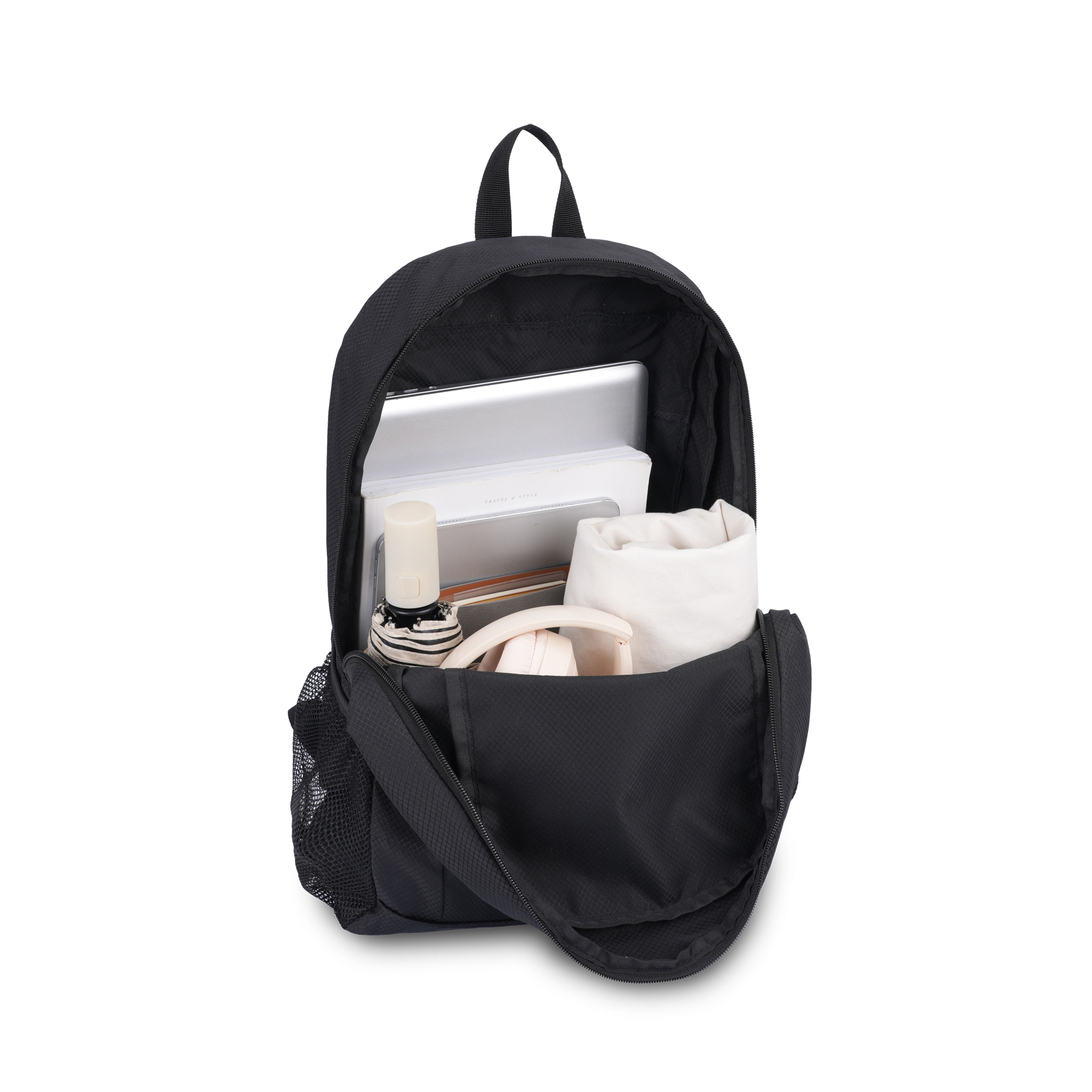 North Pioneer Ryggsäck foldlable M svart