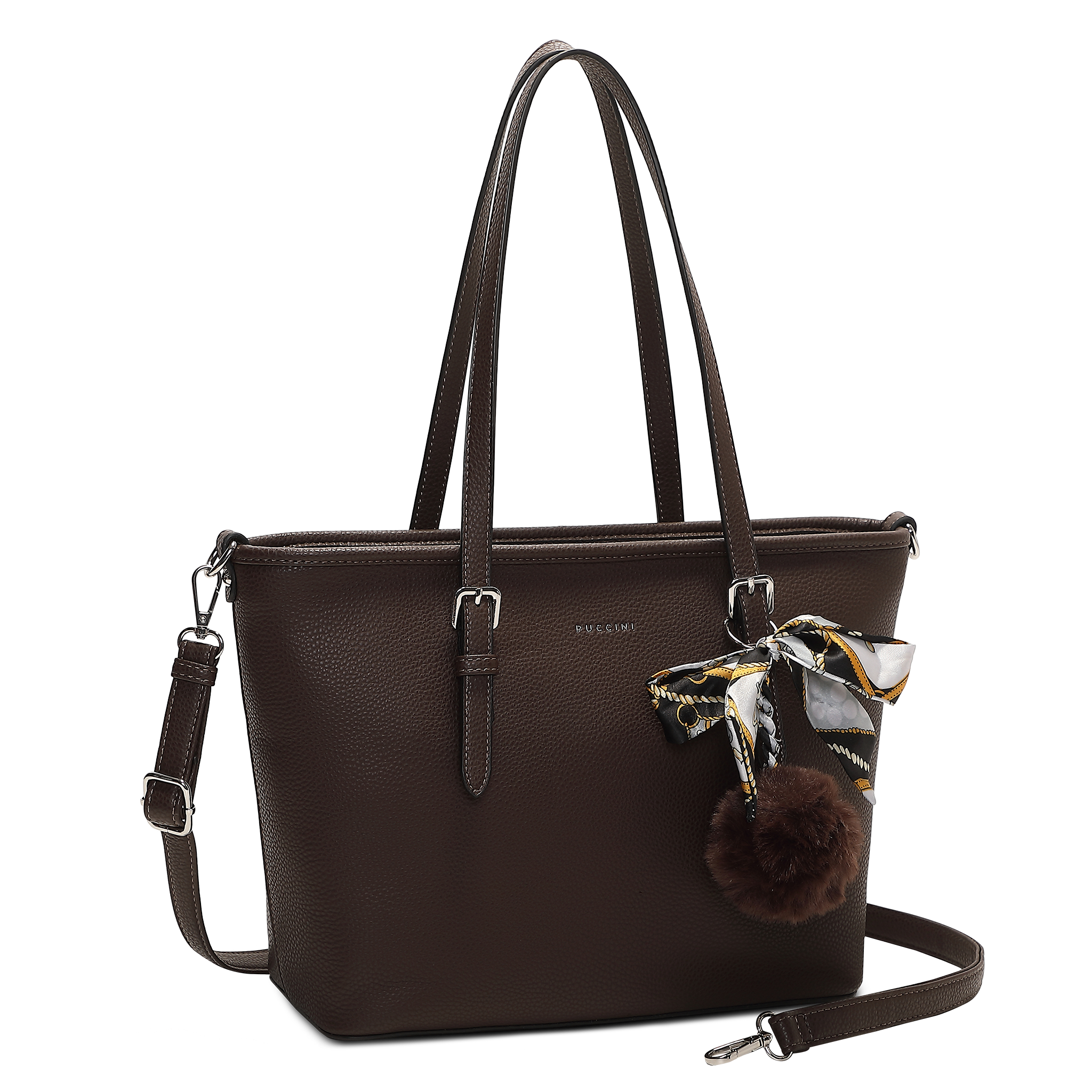 Puccini Tote Anna mörkbrun