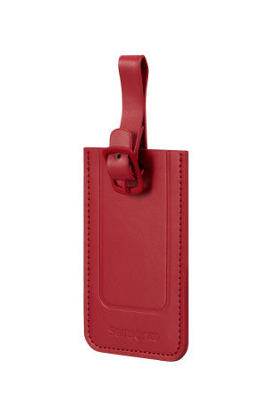 Samsonite TA REVOLUTION RECTANGLE LUGGAGE TAG x2 RED