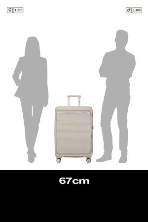 Samsonite PARALUX HS SP67/24 EXP MEDIUM SP STONE GREY