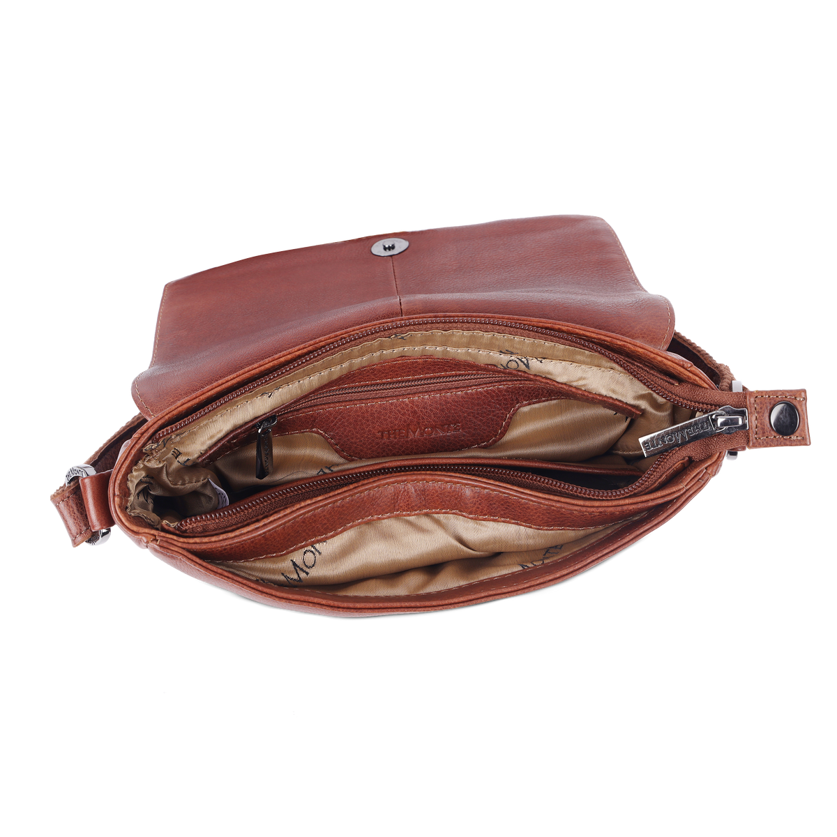 The Monte Lockväska cognac