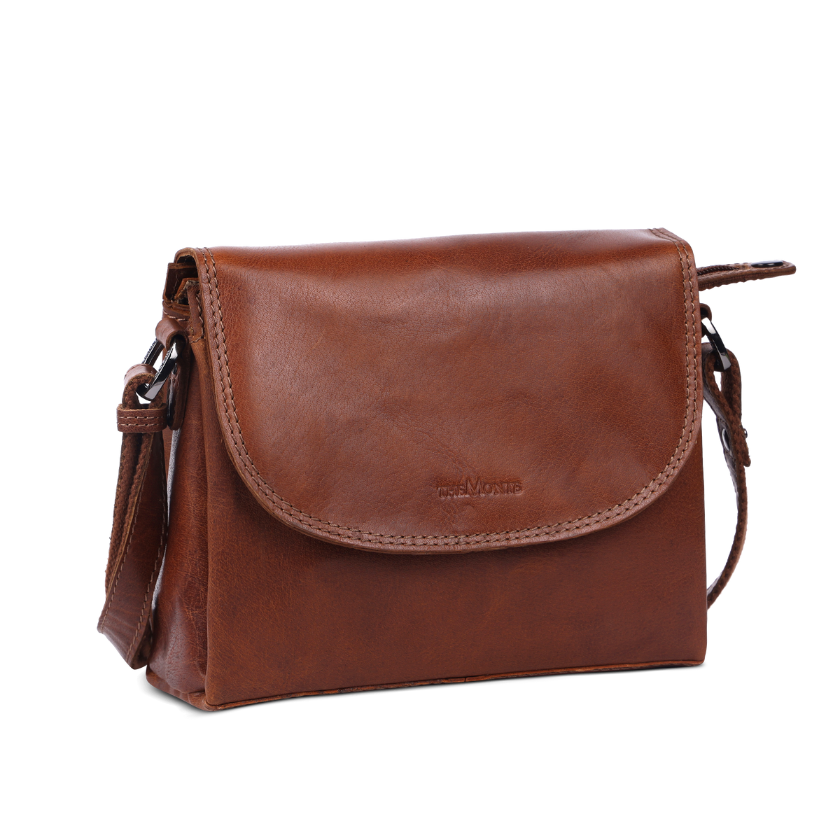 The Monte Lockväska cognac
