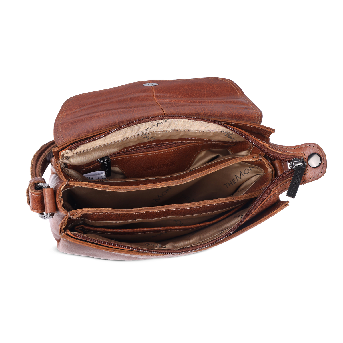The Monte Lockväska cognac