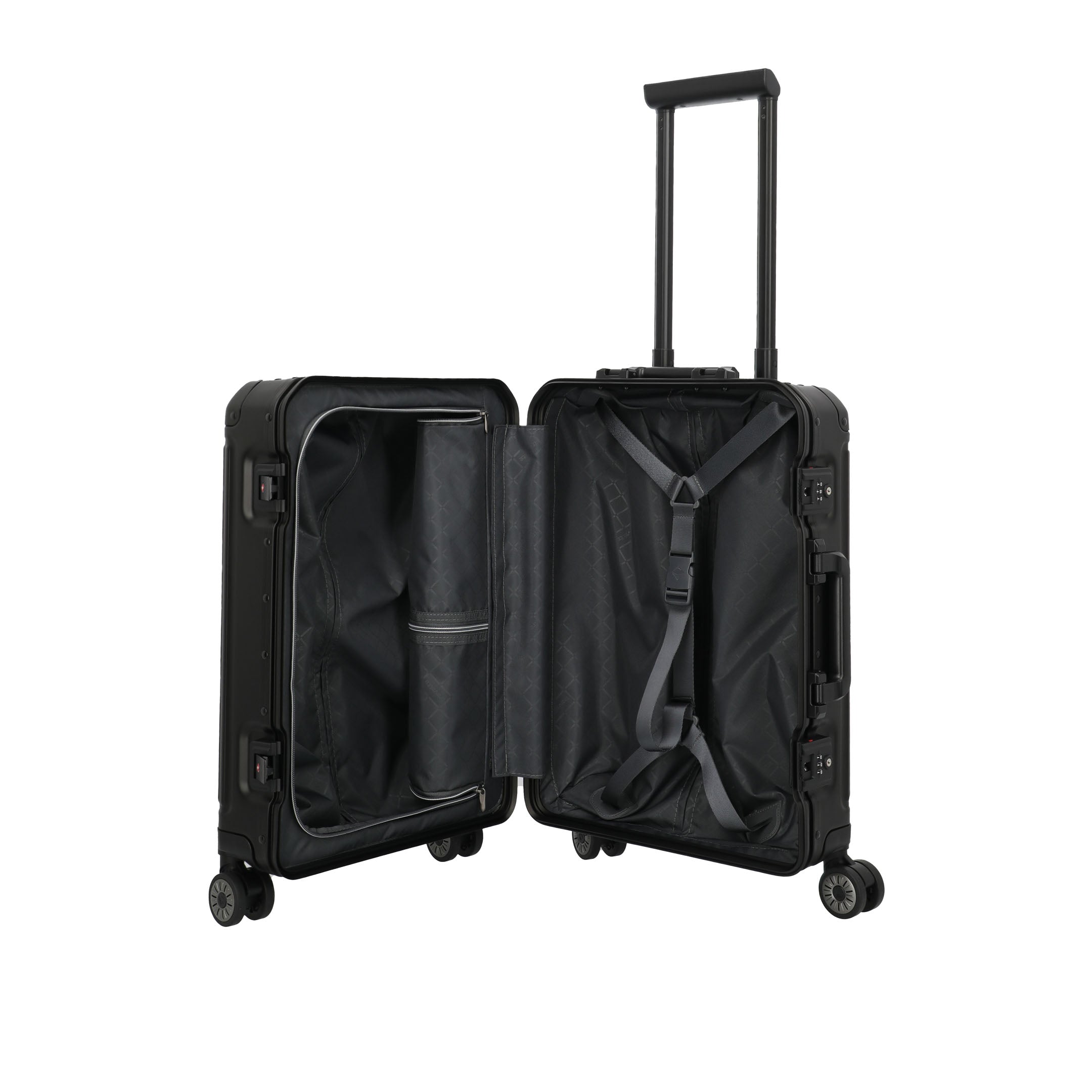 Travelite Next 2.0 S aluminium svart