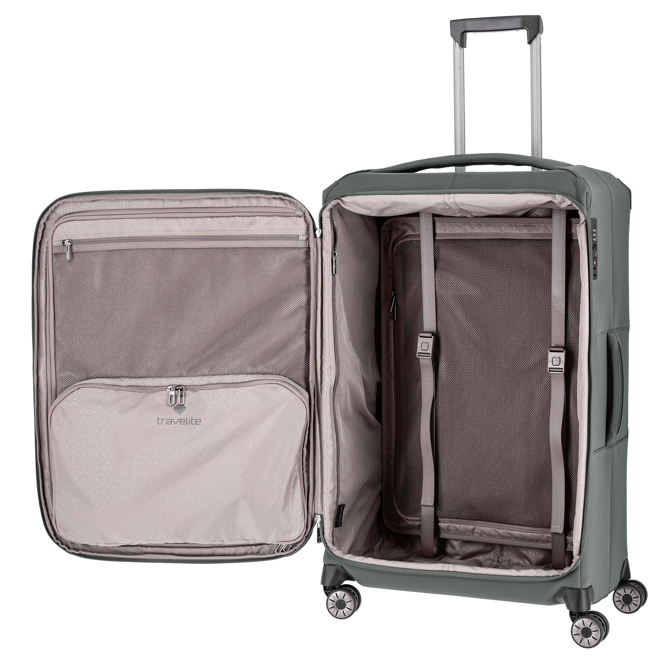 Travelite Prima L 79 cm exp grön