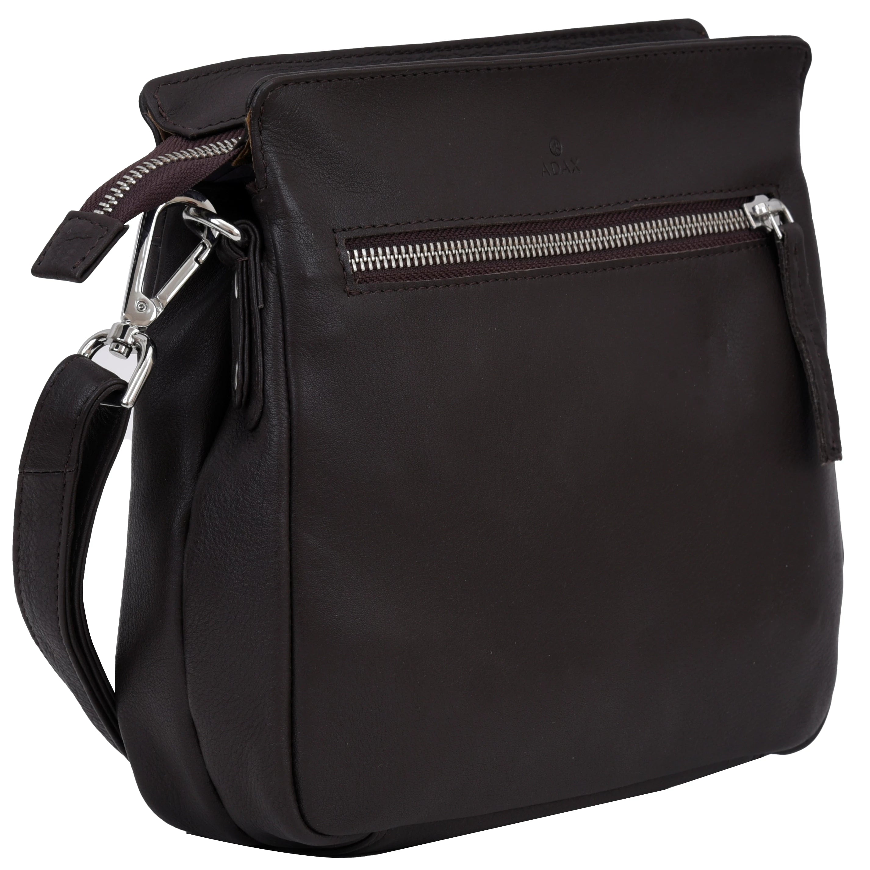 Adax Crossbody Alfrida mörkbrun
