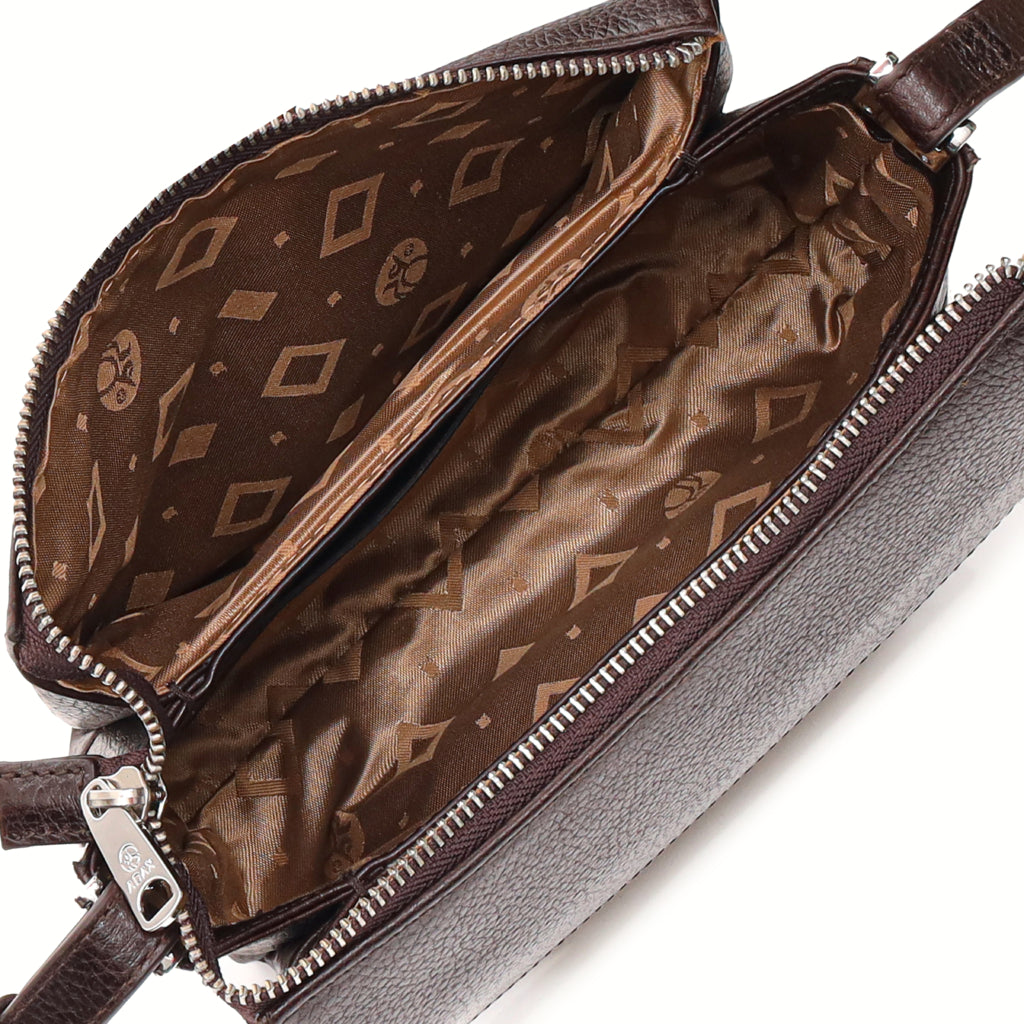 Adax Axelväska Maiken mörkbrun