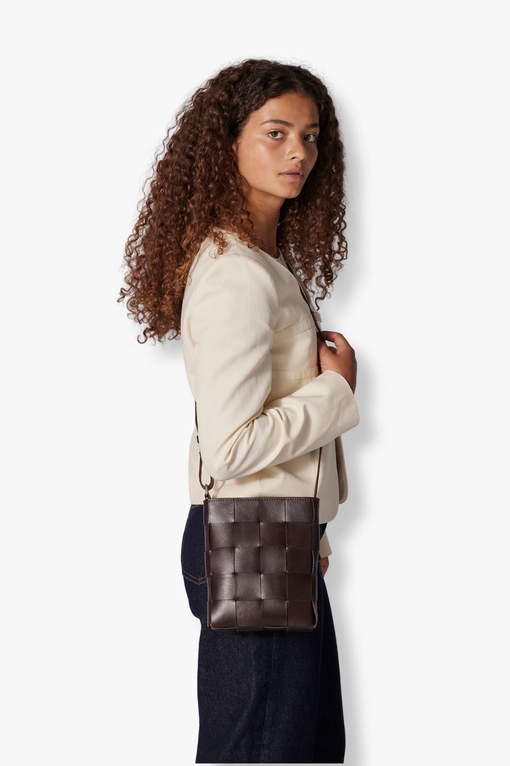 Adax Shoulderbag Zelda mörkbrun