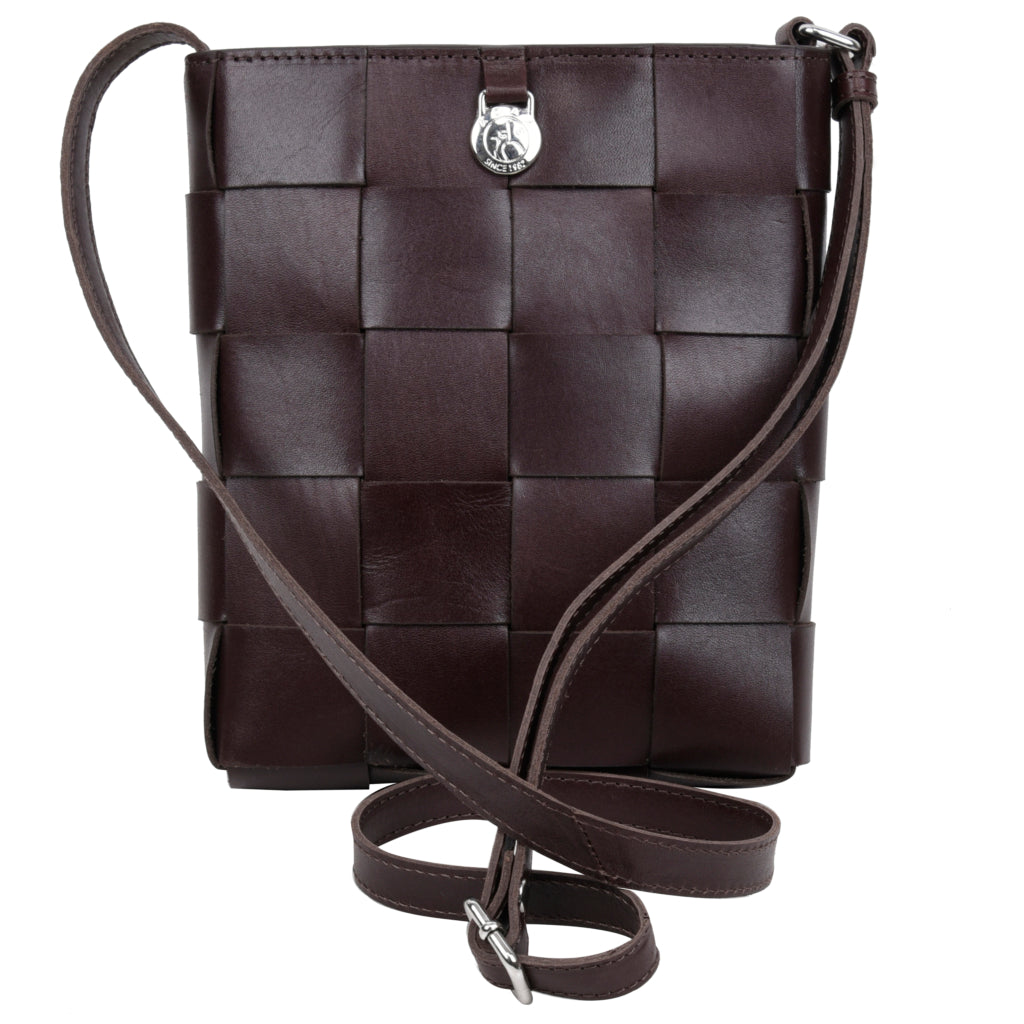 Adax Shoulderbag Zelda mörkbrun