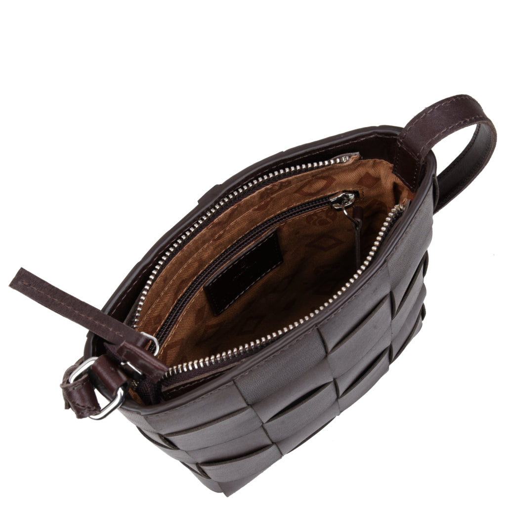 Adax Shoulderbag Zelda mörkbrun