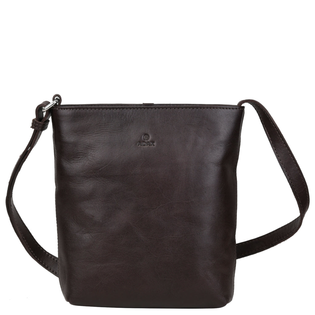 Adax Crossbody Daisy mörkbrun