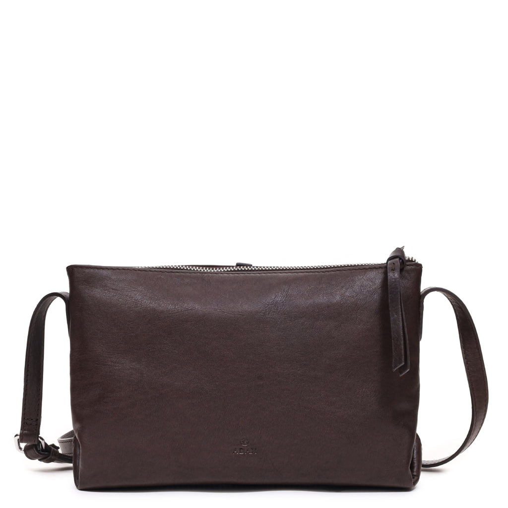 Adax Shoulder bag Manilla mörkbrun