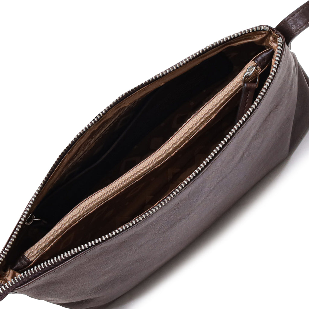 Adax Shoulder bag Manilla mörkbrun