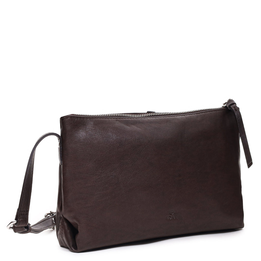 Adax Shoulder bag Manilla mörkbrun