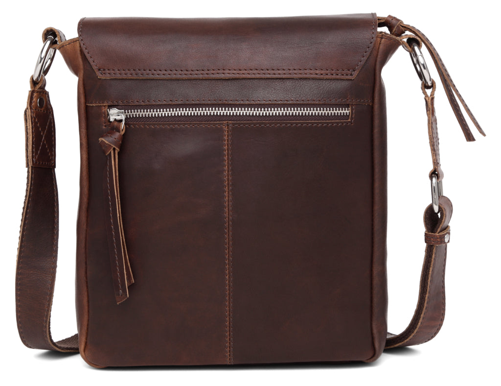 ADAX Crossbody Julian mörkbrun