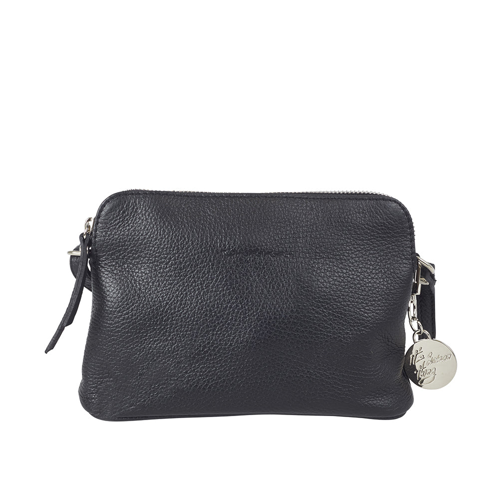 Ulrika Design Crossbody skinn svart