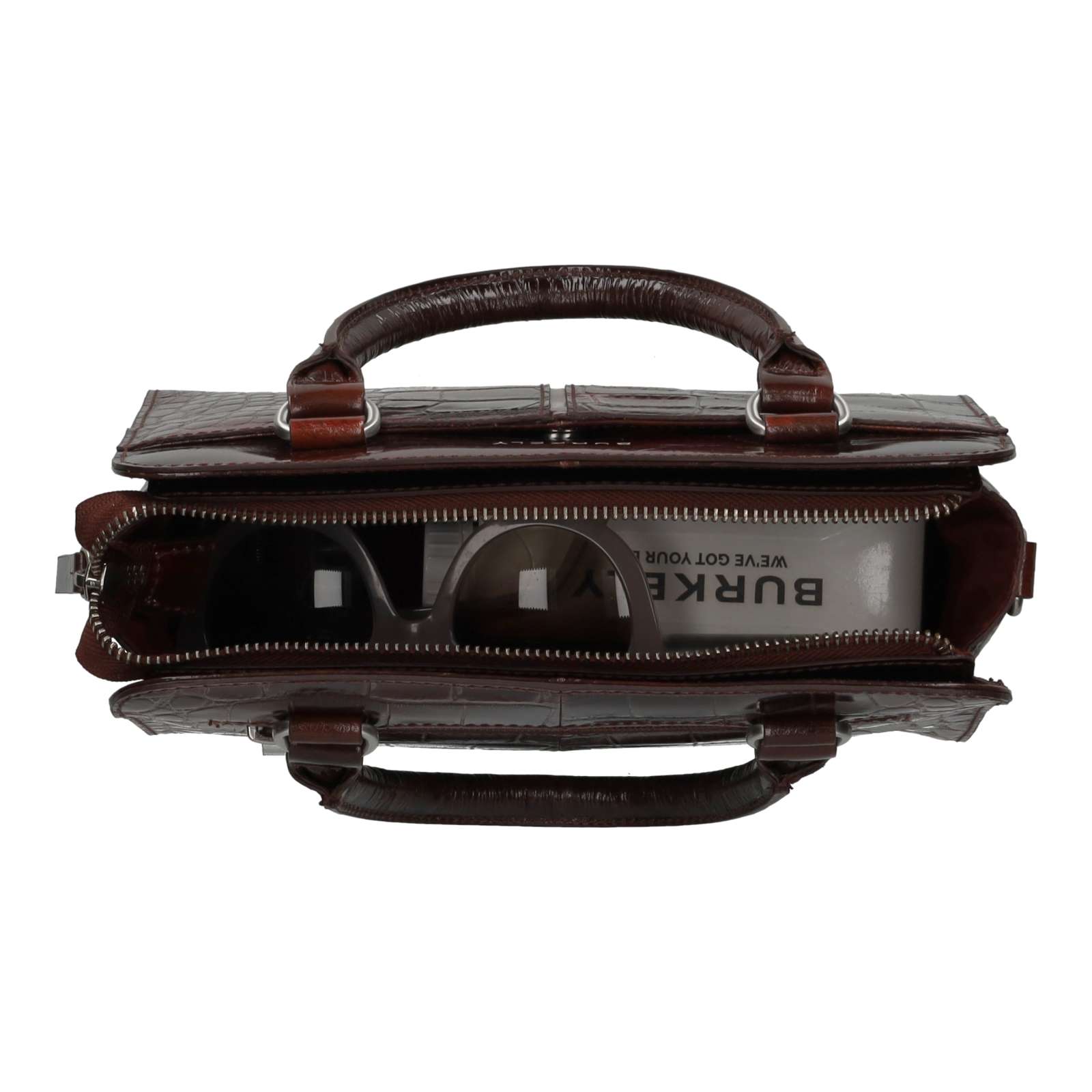 Burkely Handväska Cool Colbie croco burgundy