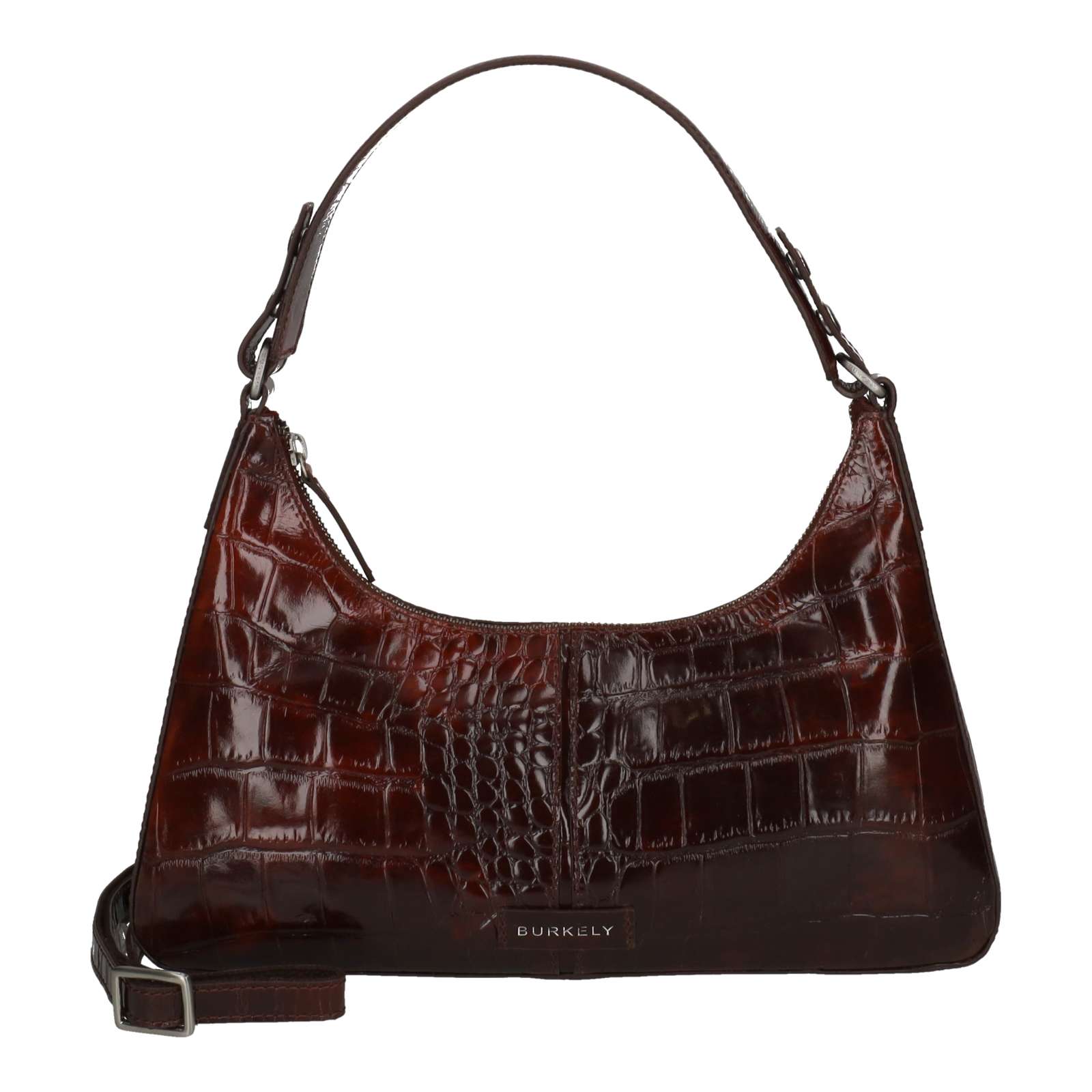 Burkely Axelväska Cool Colbie croco burgundy