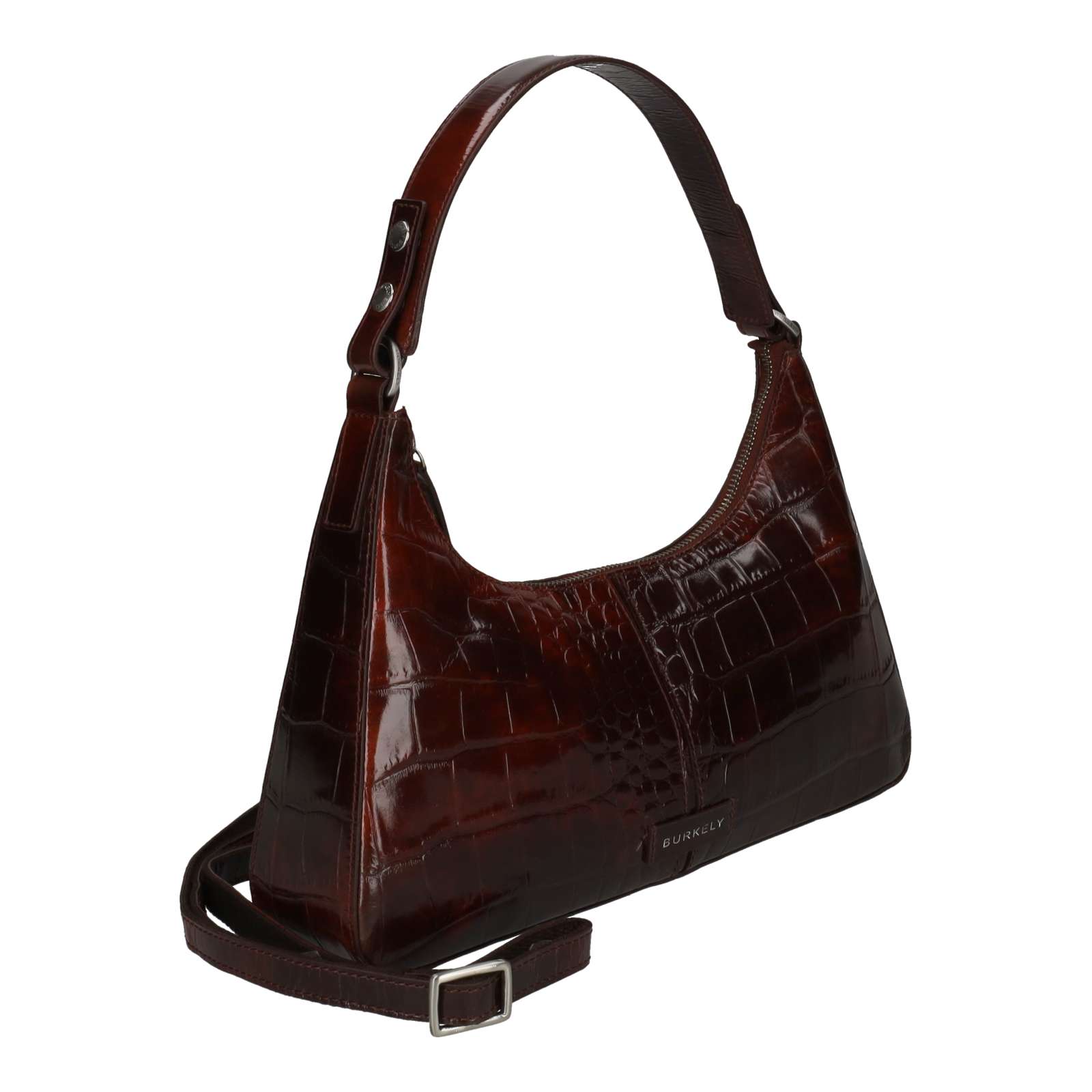 Burkely Axelväska Cool Colbie croco burgundy