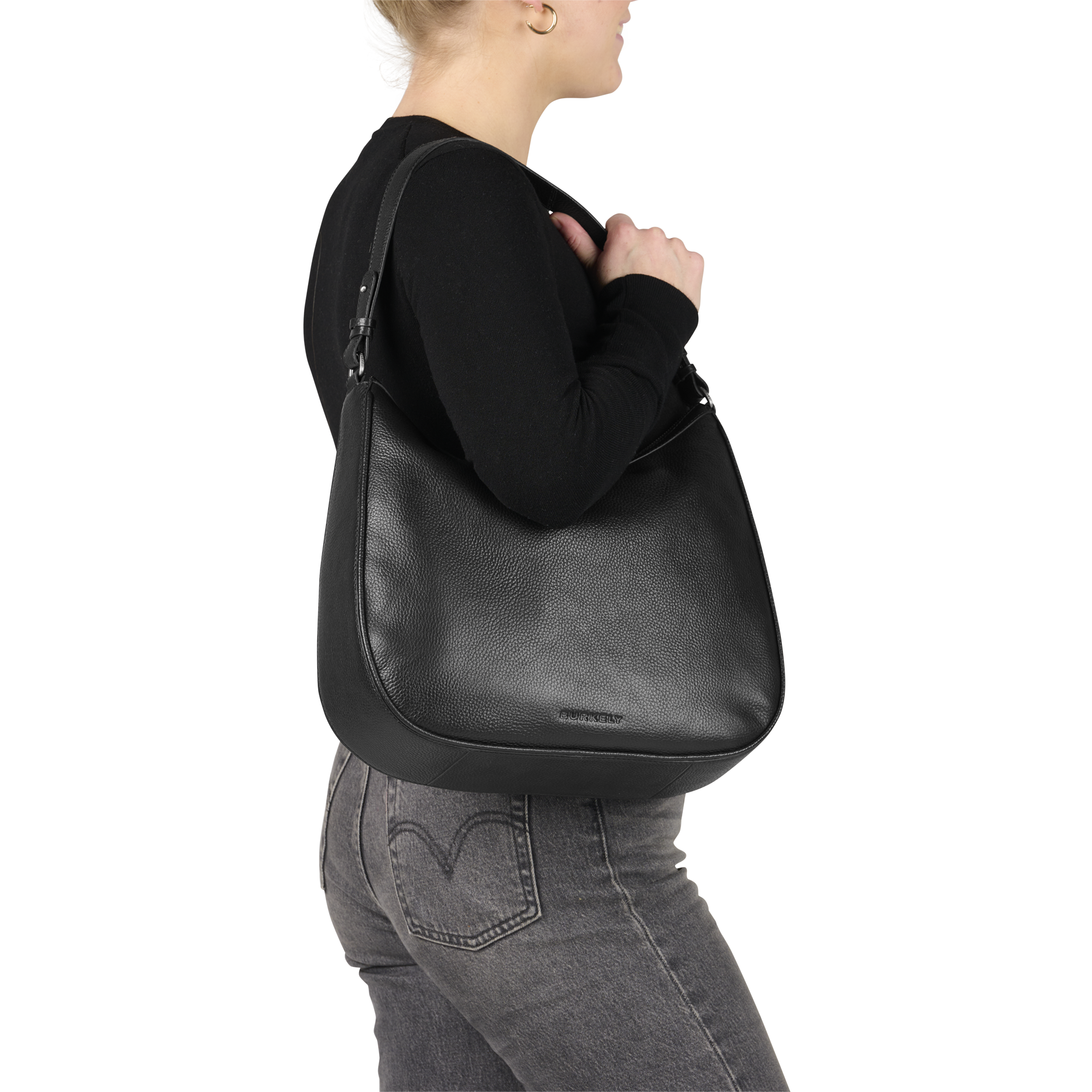 Burkely Hobo round Ava svart