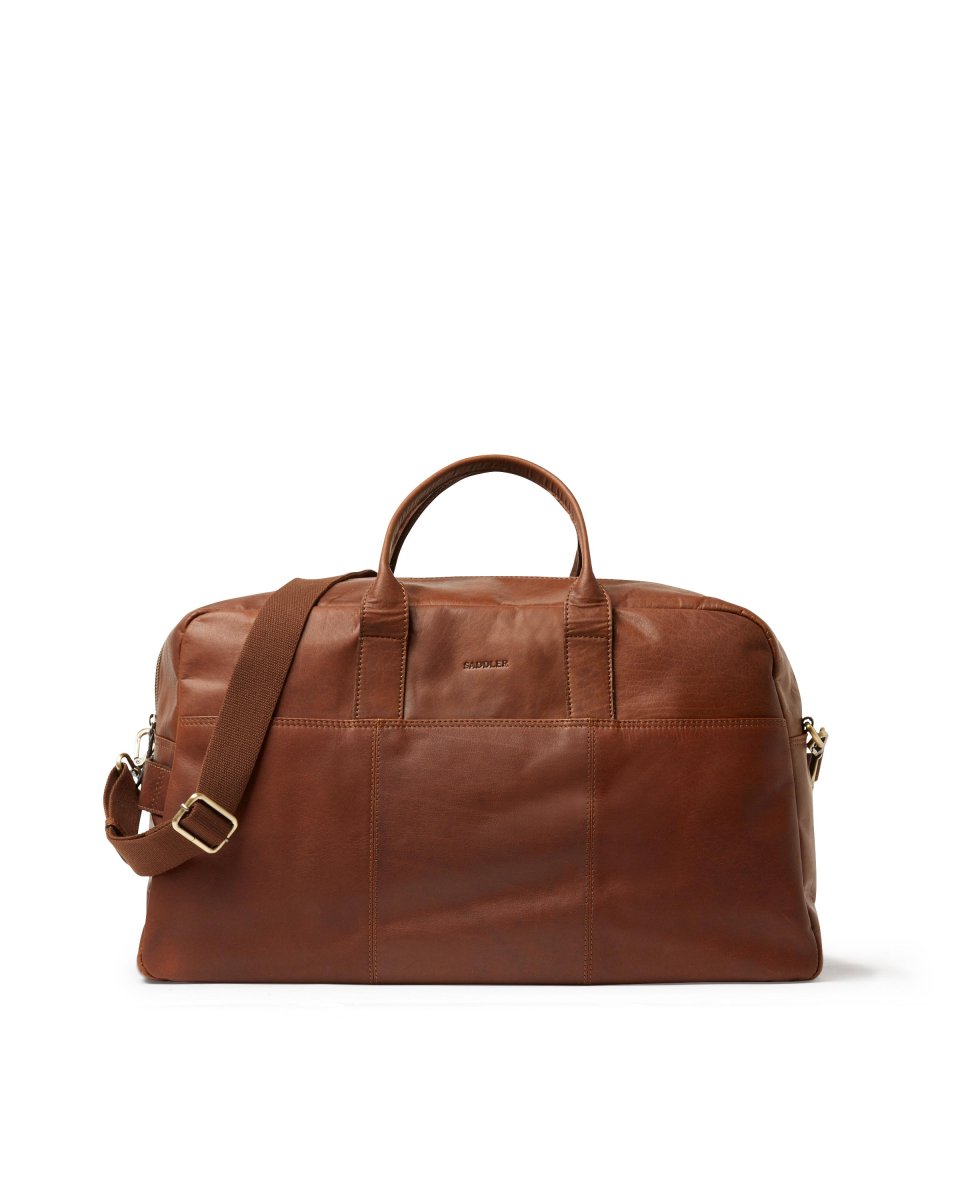 Saddler Weekendbag Fredriksberg Skinn brun