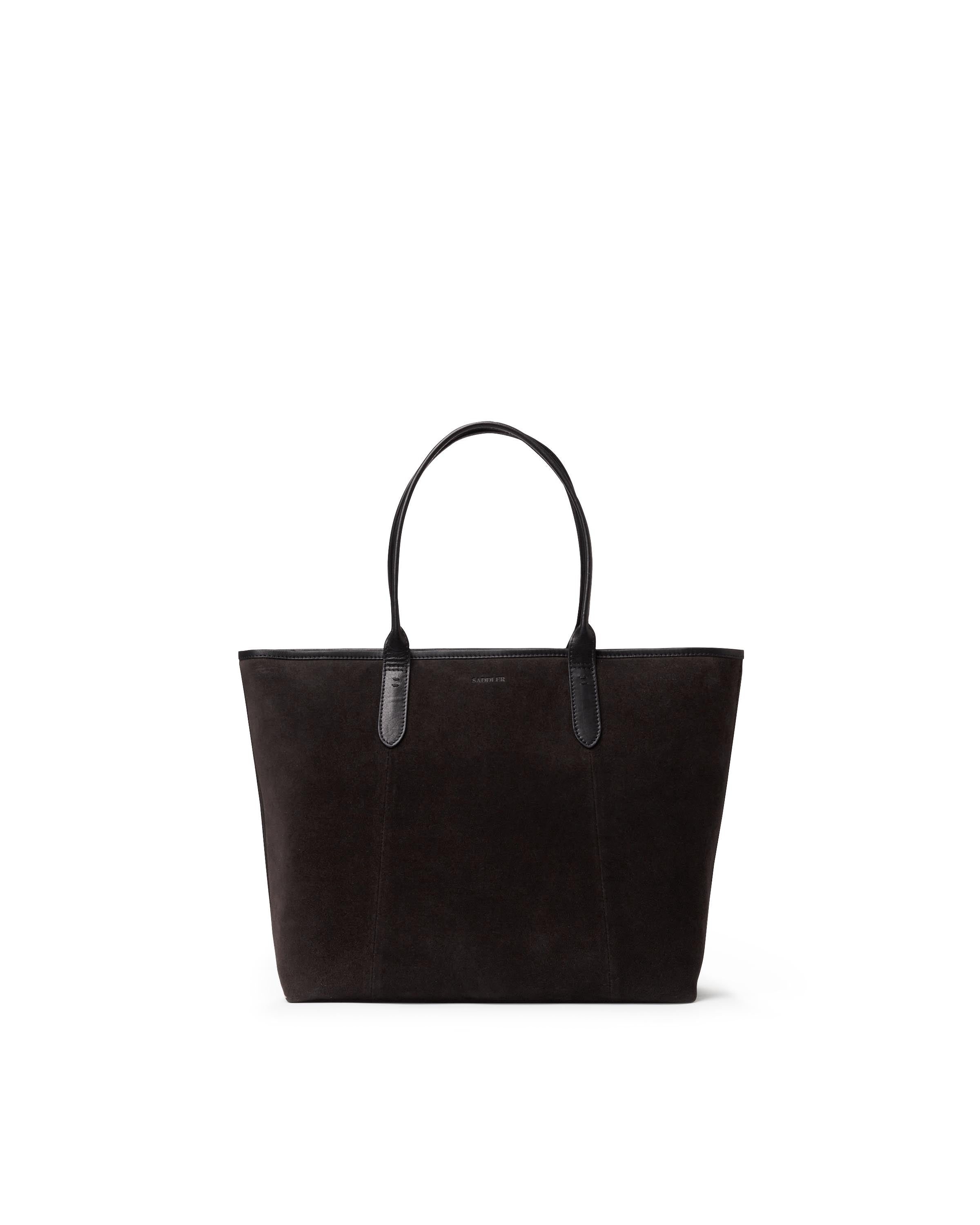 Saddler Tote Paris mörkbrun
