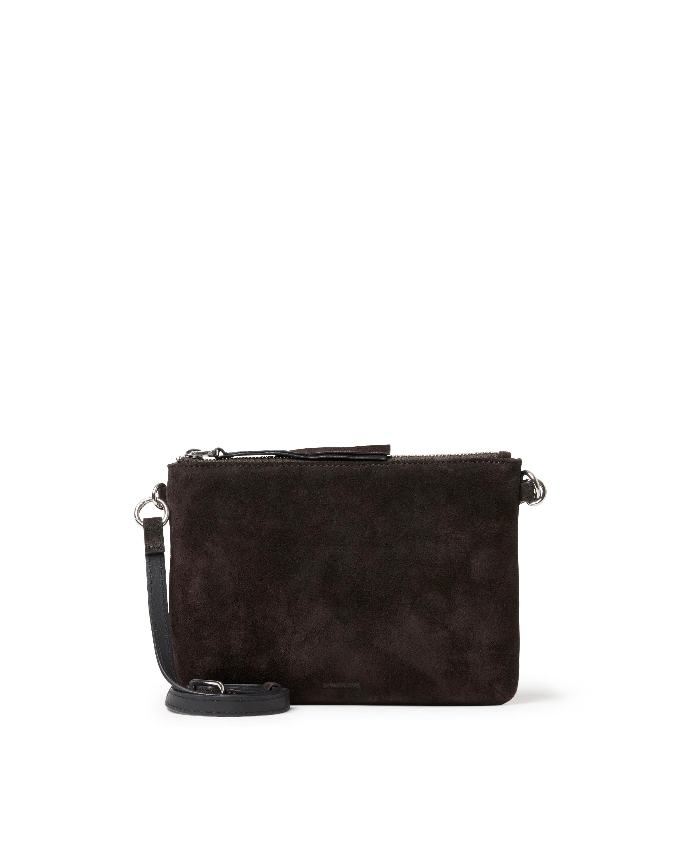 Saddler Crossbody Frances mocca mörkbrun