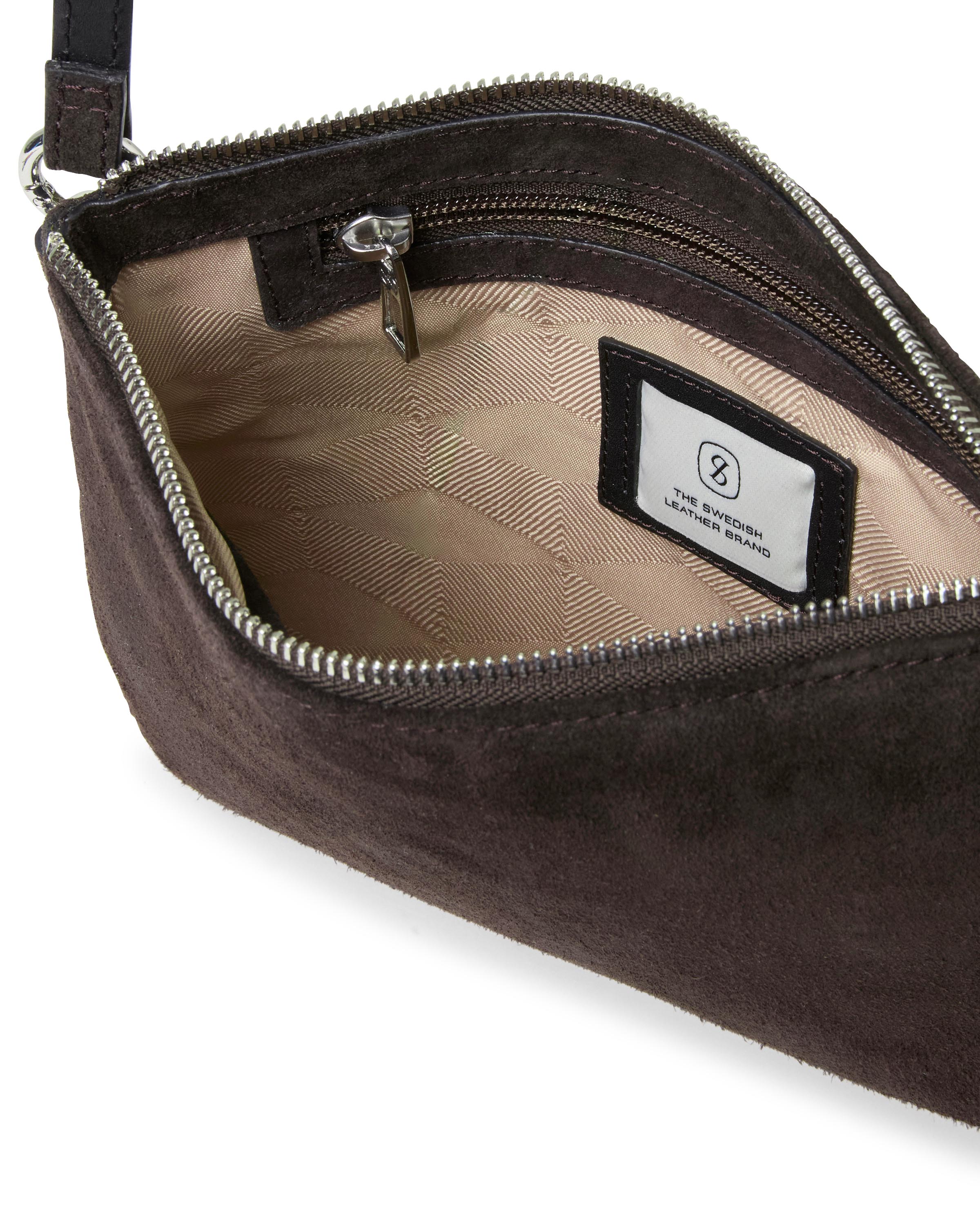 Saddler Crossbody Frances mocca mörkbrun