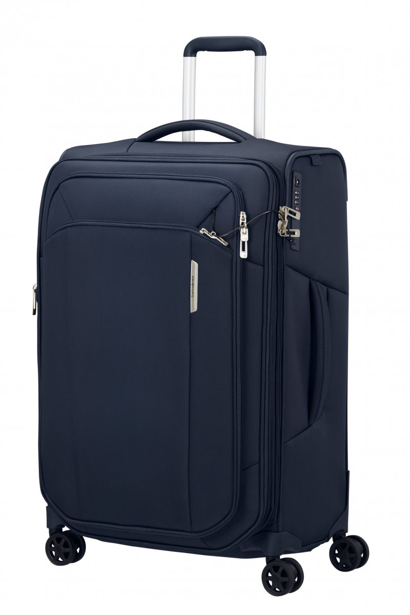 Samsonite Resväska Respark expanderbar 67 cm blå