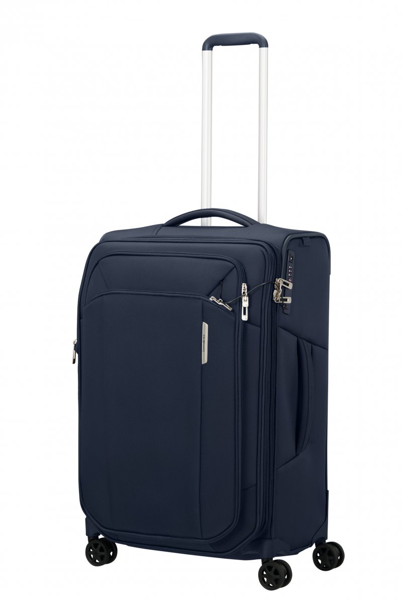 Samsonite Resväska Respark expanderbar 67 cm blå