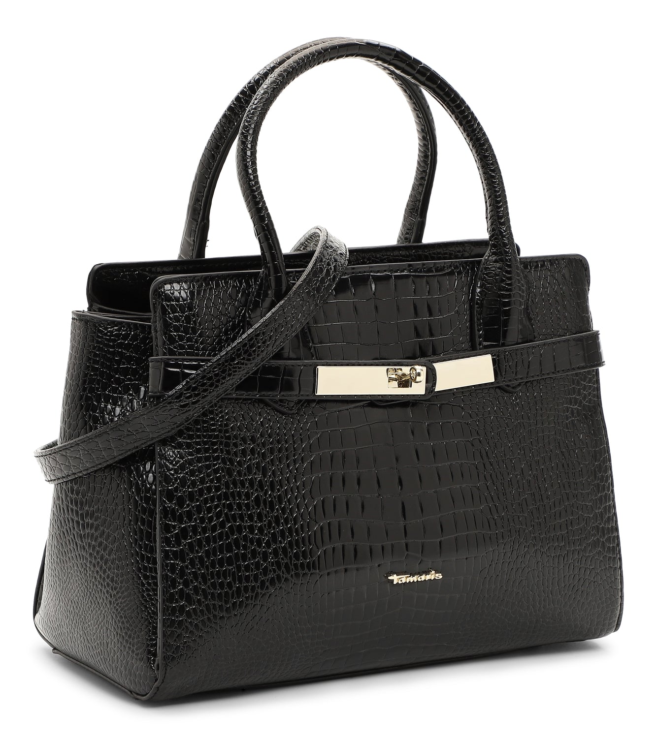 Tamaris Handbag Celes croco svart