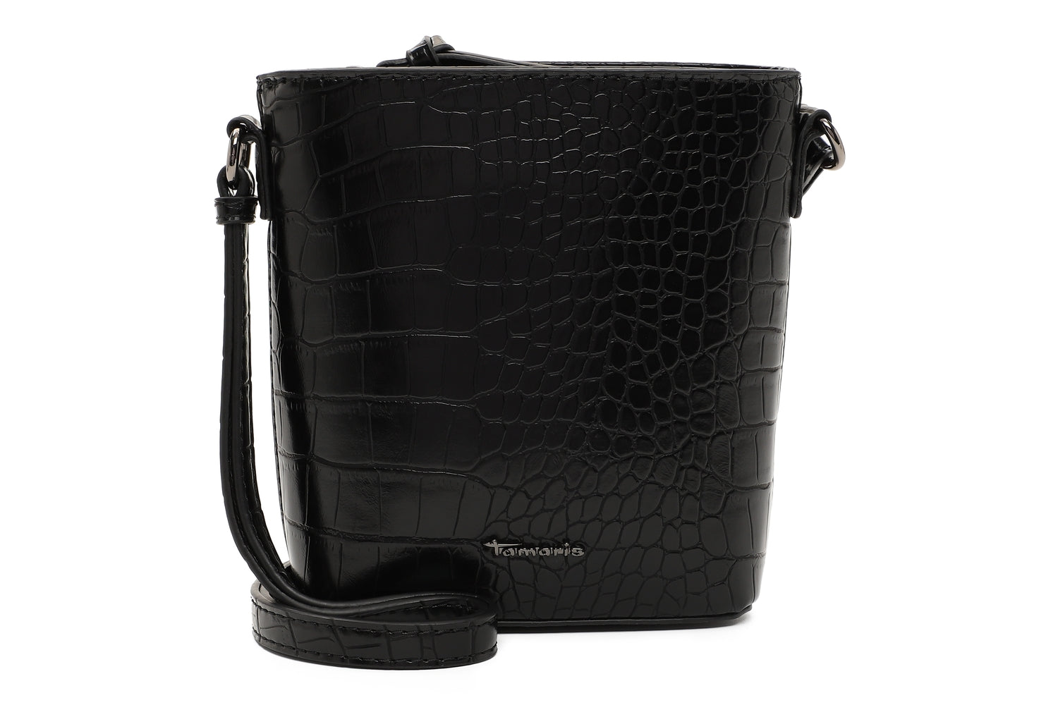 Tamaris Crossbody Alessia croco svart